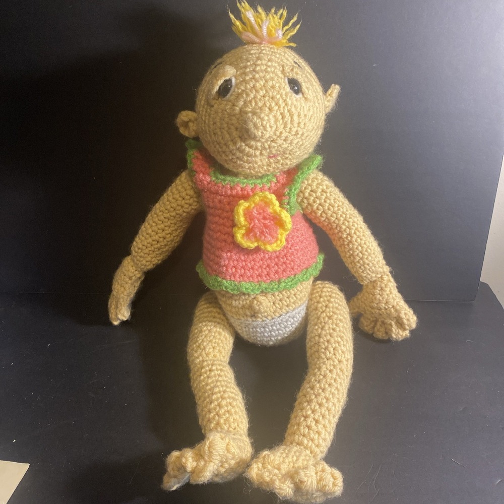 Amigurumi Doll Crochet Organic Dolls toys handmade 17"